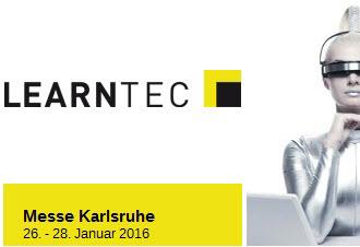 LEARNTEC 2016 - Learning with IT, Karlsruhe, Germany, 26-28 January, 2016